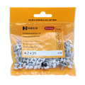 Vindskiveskruv C4 4,2 x 25 mm Vit 50-pack Heco